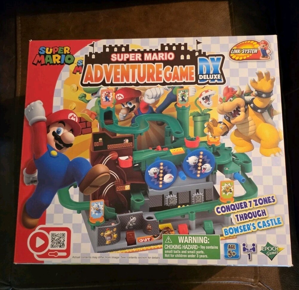 Super Mario Adventure Game Dx Deluxe Bowser Link System Epoch Games NEW